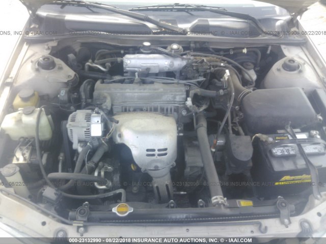 4T1BG22KXWU345676 - 1998 TOYOTA CAMRY CE/LE/XLE 金色 照片 10