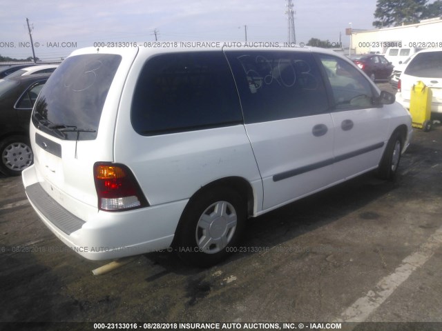 2FMZA50443BB82935 - 2003 FORD WINDSTAR WAGON WHITE photo 4