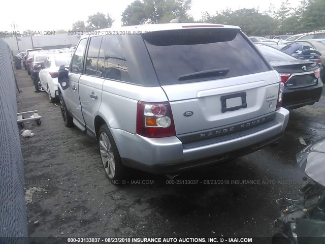SALSH23446A925694 - 2006 LAND ROVER RANGE ROVER SPORT SUPERCHARGED GRAY photo 3