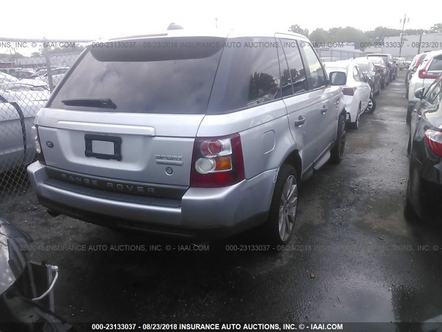 SALSH23446A925694 - 2006 LAND ROVER RANGE ROVER SPORT SUPERCHARGED GRAY photo 4