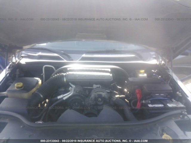 1J8HG48K17C570277 - 2007 JEEP COMMANDER GRAY photo 10