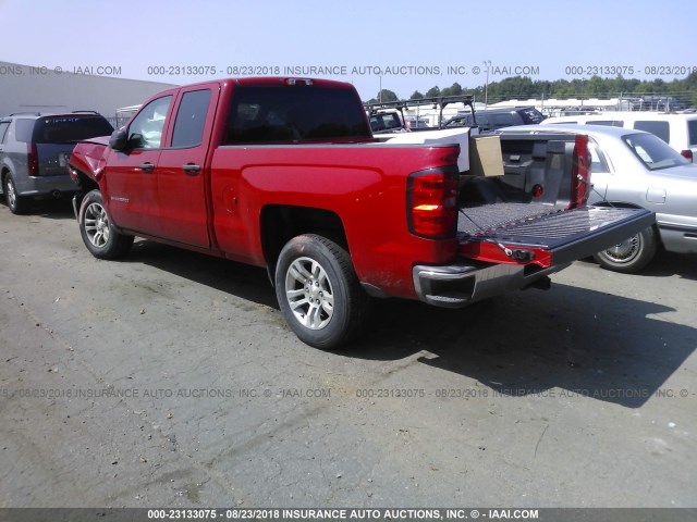 1GCRCREH4EZ240592 - 2014 CHEVROLET SILVERADO C1500 LT RED photo 3