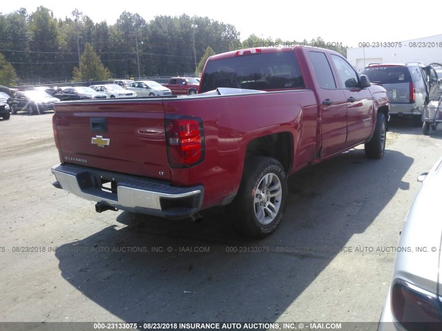 1GCRCREH4EZ240592 - 2014 CHEVROLET SILVERADO C1500 LT RED photo 4