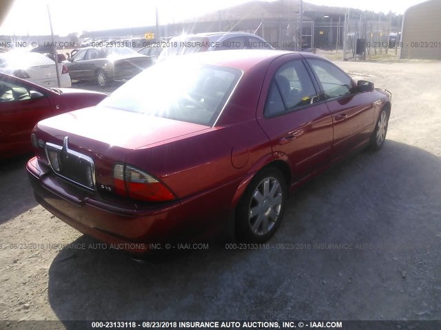 1LNHM87A05Y614670 - 2005 LINCOLN LS 栗色 照片 4