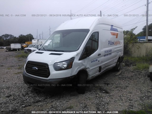 1FTYR2XM5GKA78849 - 2016 FORD TRANSIT T-250 WHITE photo 2