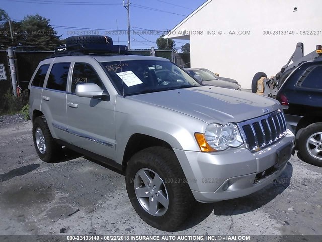 1J8HR58P09C515706 - 2009 JEEP GRAND CHEROKEE LIMITED SILVER photo 1