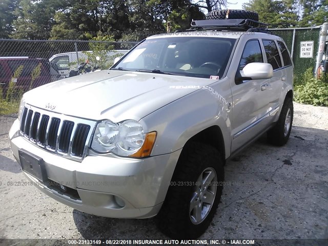 1J8HR58P09C515706 - 2009 JEEP GRAND CHEROKEE LIMITED SILVER photo 2