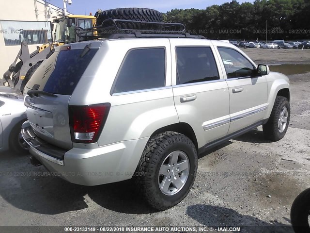 1J8HR58P09C515706 - 2009 JEEP GRAND CHEROKEE LIMITED SILVER photo 4