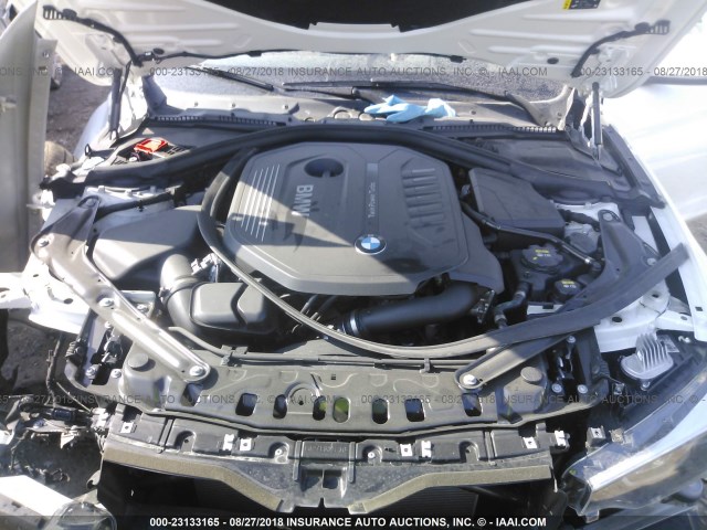 WBA4Z7C53JED47527 - 2018 BMW 440XI WHITE photo 10