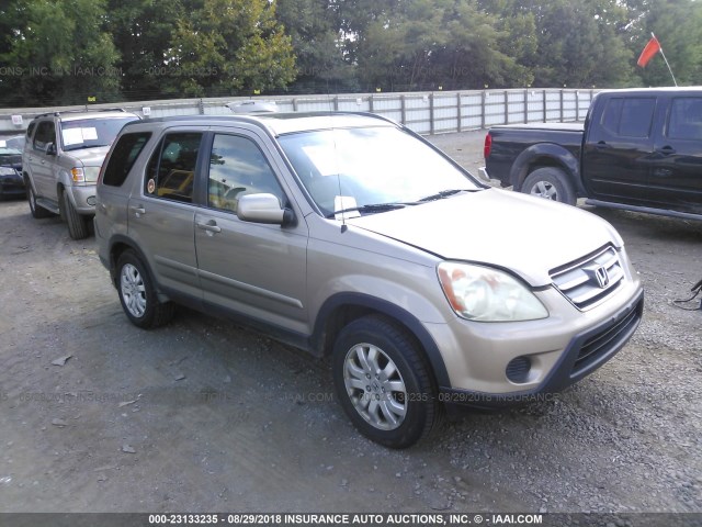 SHSRD78926U404279 - 2006 HONDA CR-V SE/EX GOLD photo 1