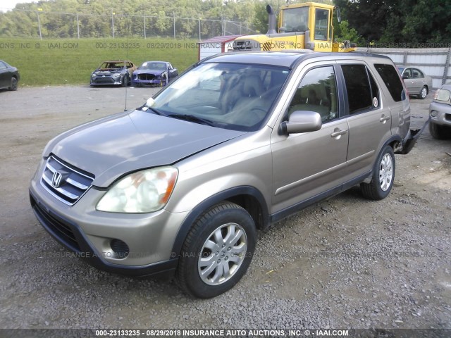 SHSRD78926U404279 - 2006 HONDA CR-V SE/EX GOLD photo 2