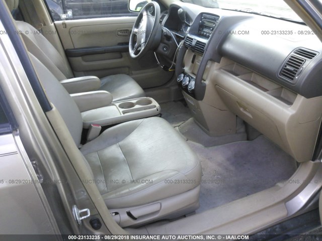 SHSRD78926U404279 - 2006 HONDA CR-V SE/EX GOLD photo 5