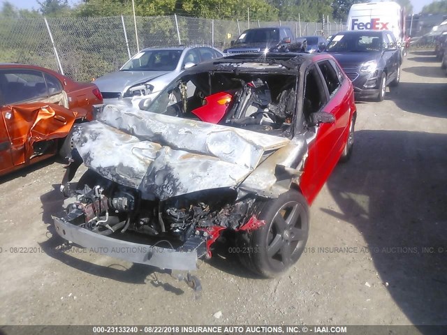 WAUHF78P66A003481 - 2006 AUDI A3 2 RED photo 2