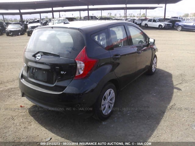 3N1CE2CP8HL358063 - 2017 NISSAN VERSA NOTE S/S PLUS/SV/SL/SR BLACK photo 4