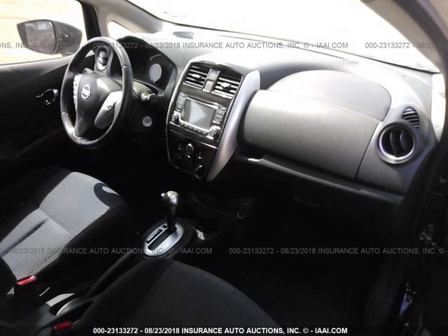 3N1CE2CP8HL358063 - 2017 NISSAN VERSA NOTE S/S PLUS/SV/SL/SR BLACK photo 5