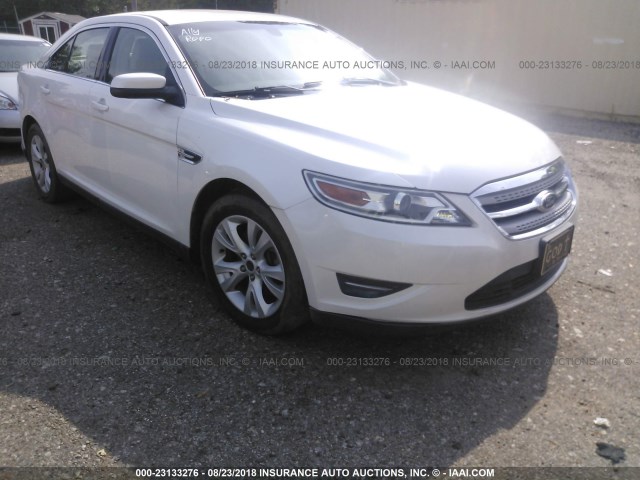 1FAHP2EW8BG140353 - 2011 FORD TAURUS SEL WHITE photo 1