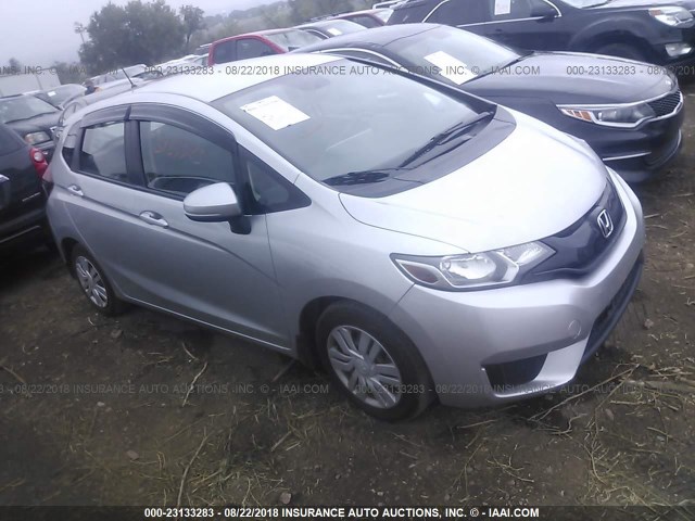 3HGGK5H59FM729059 - 2015 HONDA FIT LX SILVER photo 1