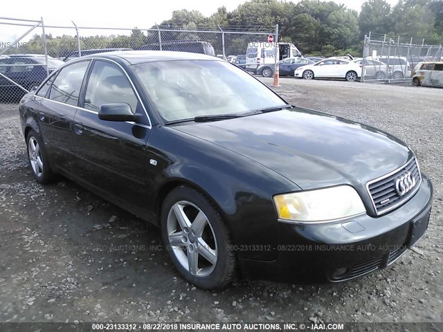 WAUCD64B34N071635 - 2004 AUDI A6 S-LINE QUATTRO GREEN photo 1