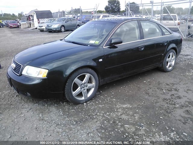 WAUCD64B34N071635 - 2004 AUDI A6 S-LINE QUATTRO GREEN photo 2