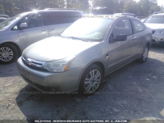 1FAHP33N68W102229 - 2008 FORD FOCUS SE/SEL/SES GRAY photo 2