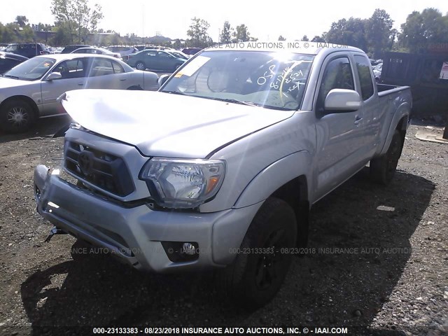 5TFUU4EN6FX125442 - 2015 TOYOTA TACOMA ACCESS CAB/TRD PRO GRAY photo 2