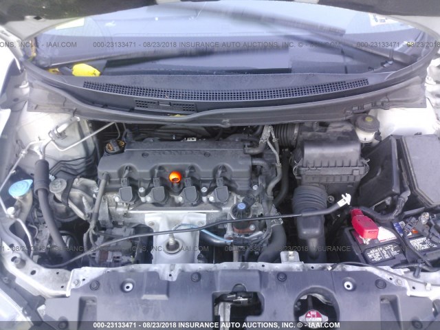 2HGFB2F92DH582983 - 2013 HONDA CIVIC EXL 银色 照片 10