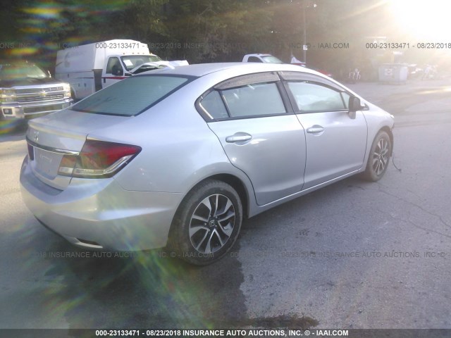 2HGFB2F92DH582983 - 2013 HONDA CIVIC EXL 银色 照片 4