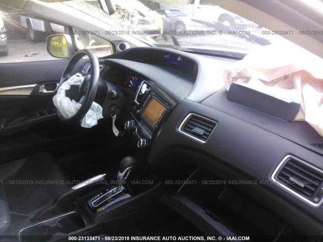 2HGFB2F92DH582983 - 2013 HONDA CIVIC EXL 银色 照片 5