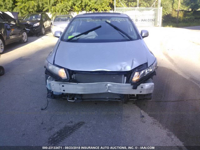 2HGFB2F92DH582983 - 2013 HONDA CIVIC EXL 银色 照片 6
