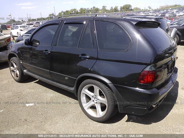 5UXFB93533LN80751 - 2003 BMW X5 4.6IS BLACK photo 3