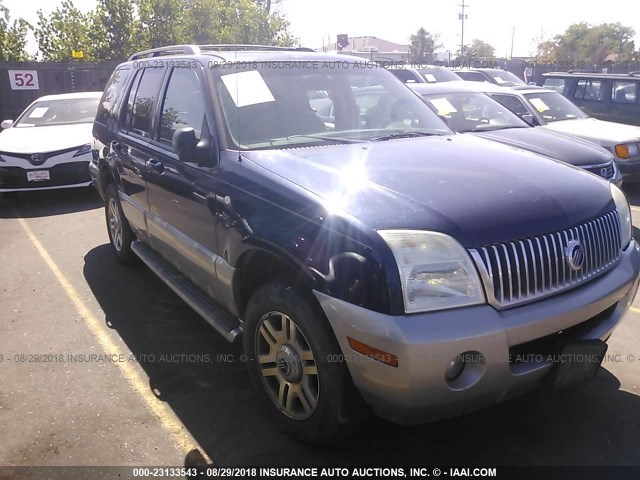 4M2DU86W13ZJ12039 - 2003 MERCURY MOUNTAINEER  Dark Blue photo 1