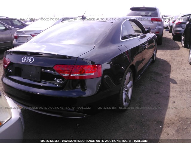 WAUWFAFR6BA040436 - 2011 AUDI A5 PRESTIGE BLACK photo 4