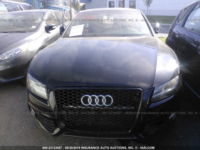 WAUWFAFR6BA040436 - 2011 AUDI A5 PRESTIGE BLACK photo 6