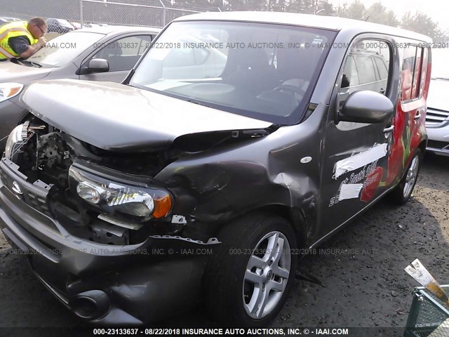 JN8AZ2KR8DT304137 - 2013 NISSAN CUBE S/SL BLACK photo 2