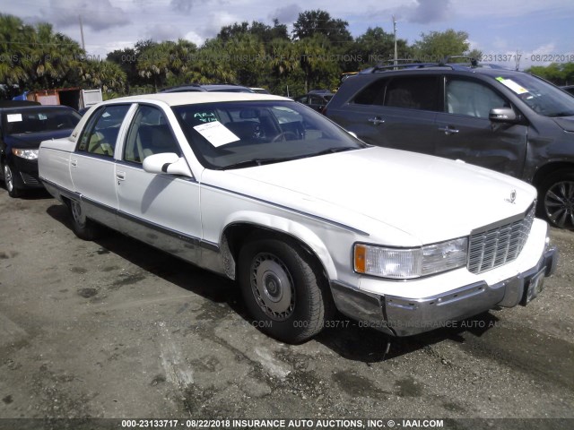 1G6DW52P9TR715059 - 1996 CADILLAC FLEETWOOD BROUGHAM WHITE photo 1