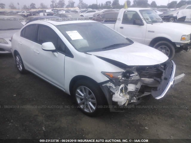 19XFB2F96CE331151 - 2012 HONDA CIVIC EXL 白色 照片 1