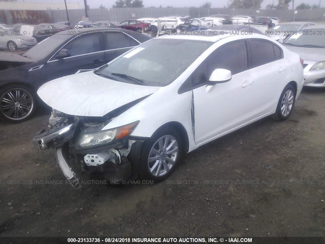 19XFB2F96CE331151 - 2012 HONDA CIVIC EXL 白色 照片 2