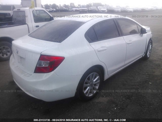 19XFB2F96CE331151 - 2012 HONDA CIVIC EXL 白色 照片 4