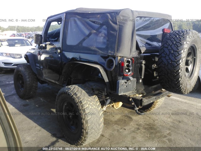 1J4AA2D19AL102049 - 2010 JEEP WRANGLER SPORT შავი ფოტო 3