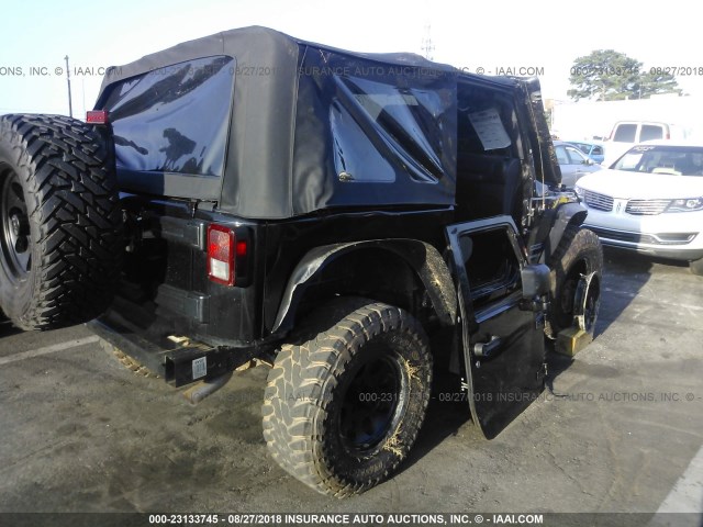 1J4AA2D19AL102049 - 2010 JEEP WRANGLER SPORT შავი ფოტო 4