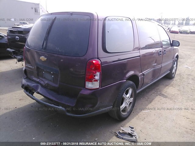 1GNDV23147D186218 - 2007 CHEVROLET UPLANDER LS MAROON photo 4