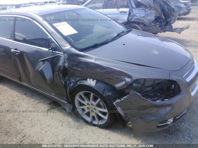 1G1ZE5E13BF300941 - 2011 CHEVROLET MALIBU LTZ 灰色 照片 6