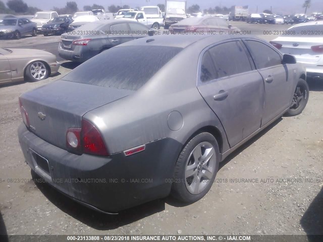 1G1ZH57B18F237053 - 2008 CHEVROLET MALIBU 1LT BROWN photo 4