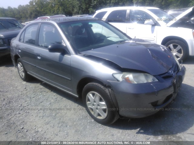 2HGES16395H602181 - 2005 HONDA CIVIC DX VP GRAY photo 1