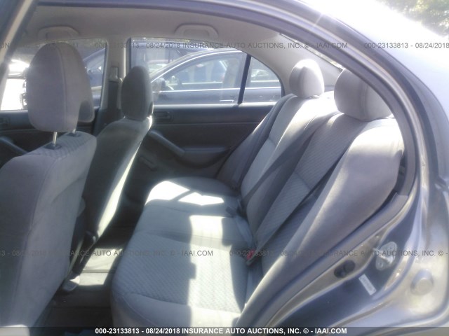 2HGES16395H602181 - 2005 HONDA CIVIC DX VP GRAY photo 8