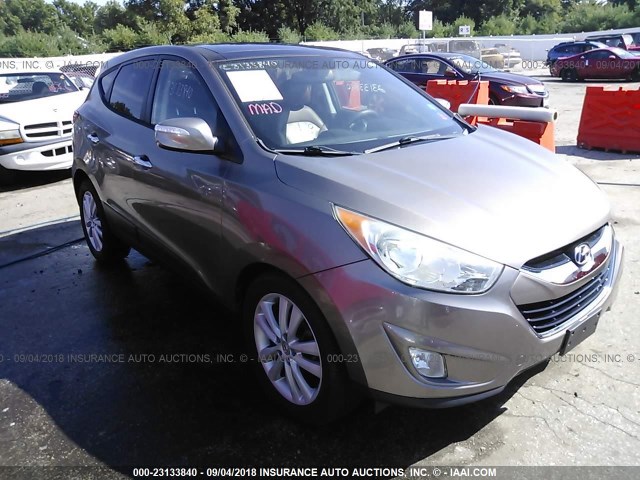 KM8JU3AC1BU142593 - 2011 HYUNDAI TUCSON GLS/LIMITED SILVER photo 1