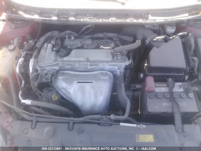 JTKJF5C79D3050014 - 2013 TOYOTA SCION TC 红色 照片 10