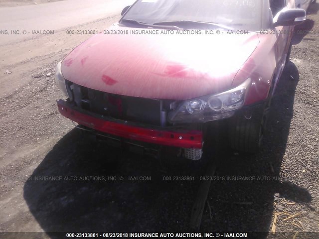 JTKJF5C79D3050014 - 2013 TOYOTA SCION TC 红色 照片 6