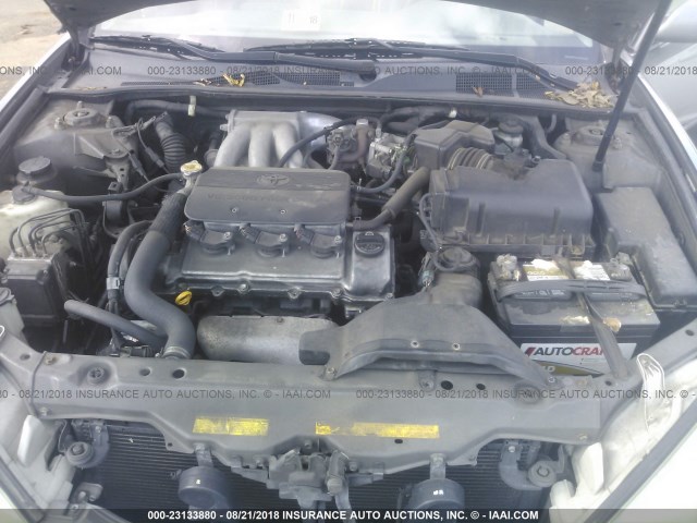 4T1BF30K22U526616 - 2002 TOYOTA CAMRY LE/XLE/SE Сұр фото 10