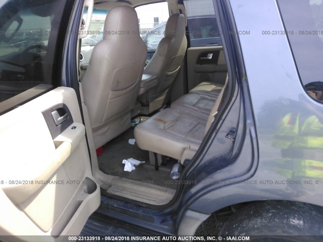 1FMRU15W33LA22247 - 2003 FORD EXPEDITION XLT Dark Blue photo 8